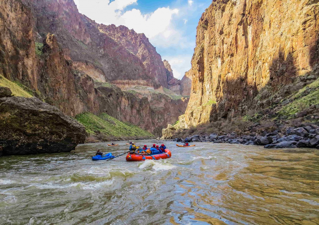 Iron Point canyon on the Owyhee River