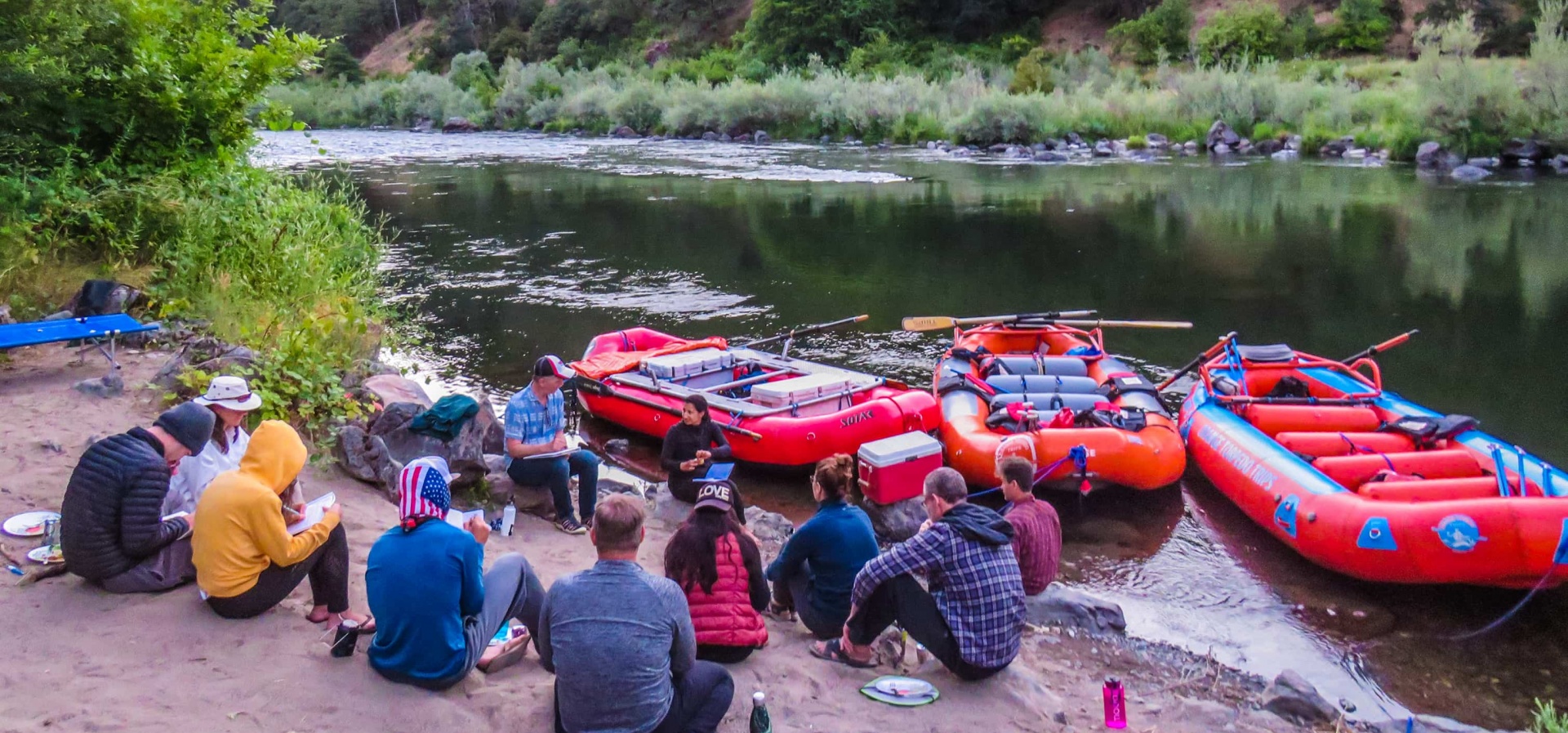 Team building on the Rogue River