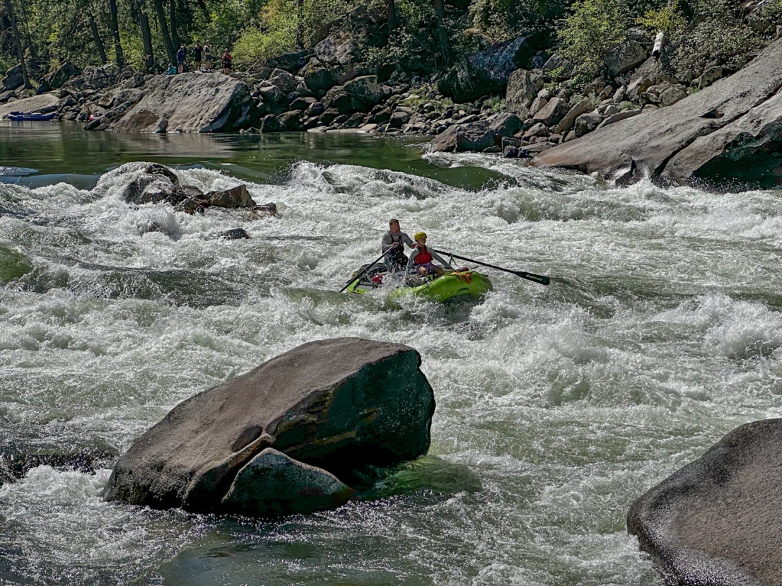 Rafting black creek falls