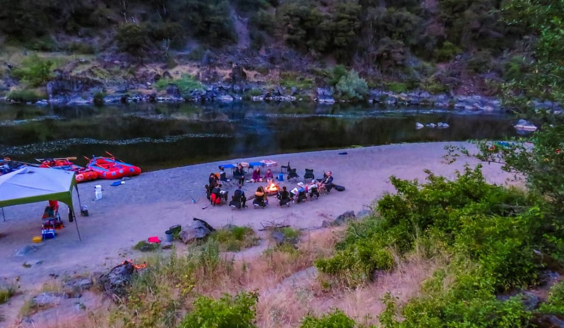 Camping on the wild and scenic Rogue River