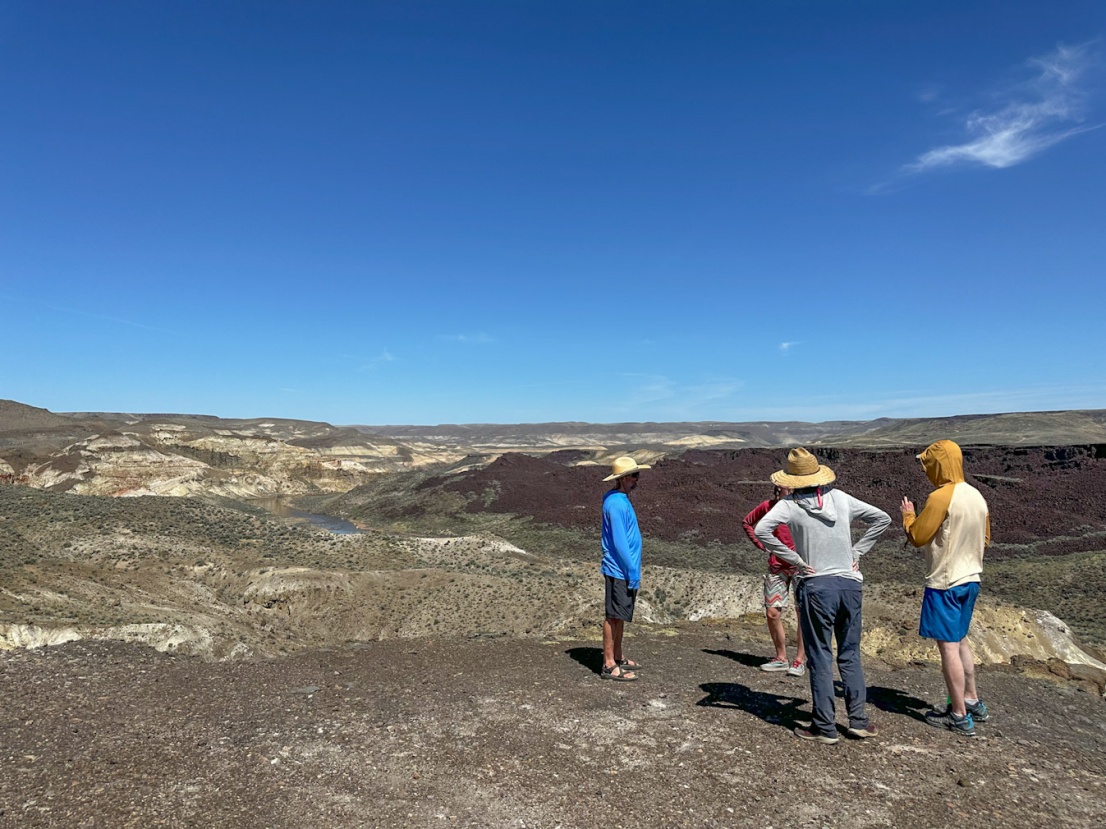 Hiking at Pruit’s castle on the Owyhee
