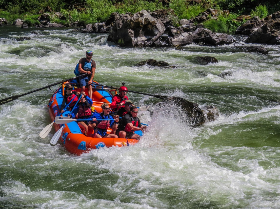 Rafting Lower Black Bar on the Rogue River