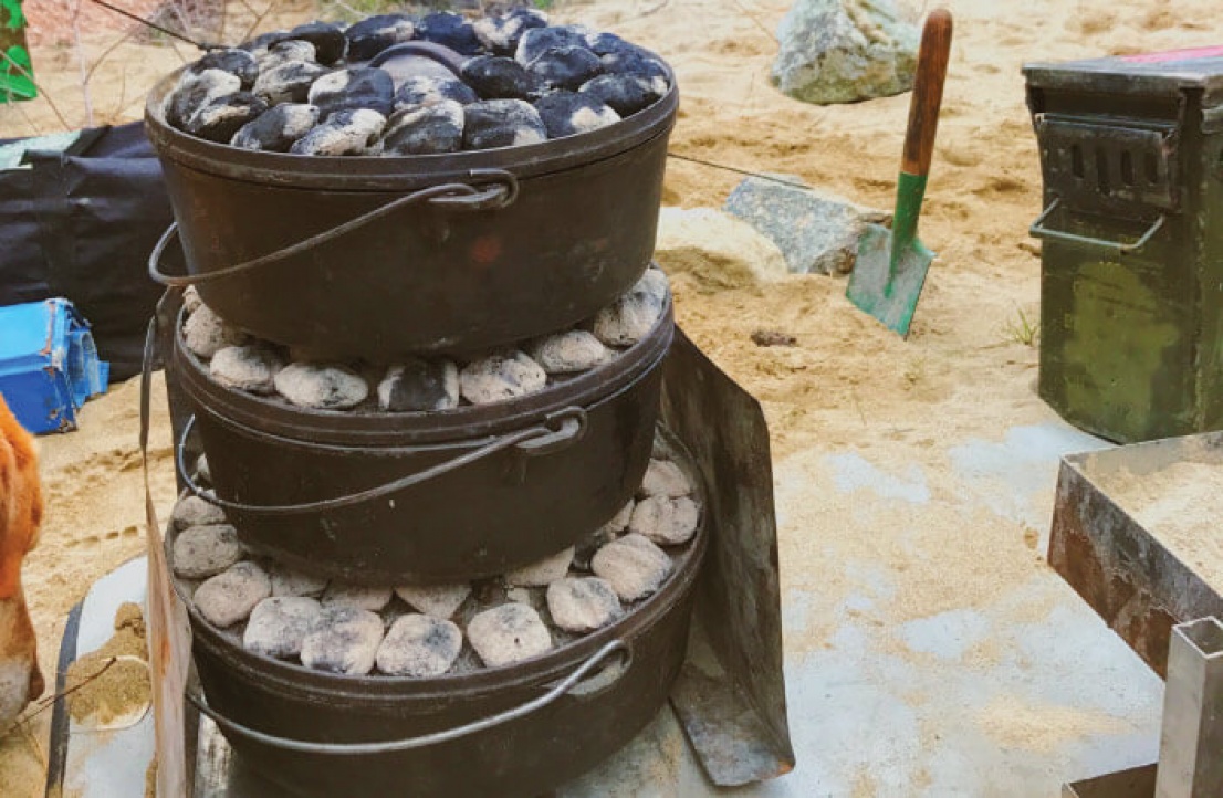 Cooking with Dutch Ovens on the Main Salmon River