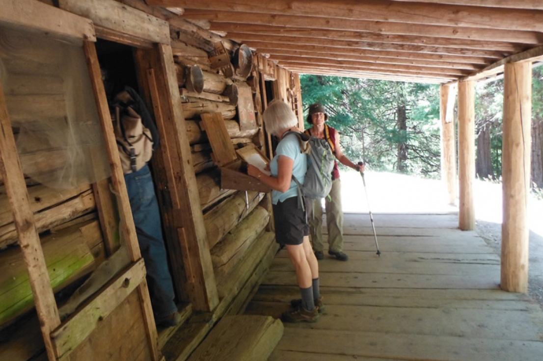 Hikers visit a historic Rogue River homestead