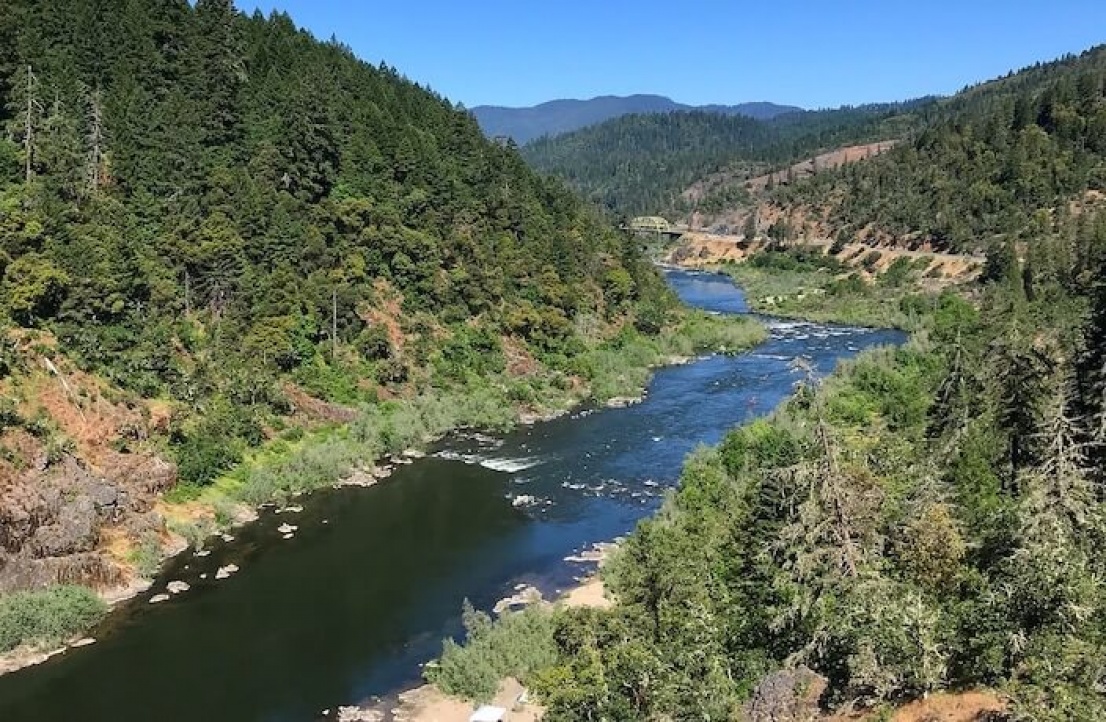 The Rogue River just below Hells Canyon