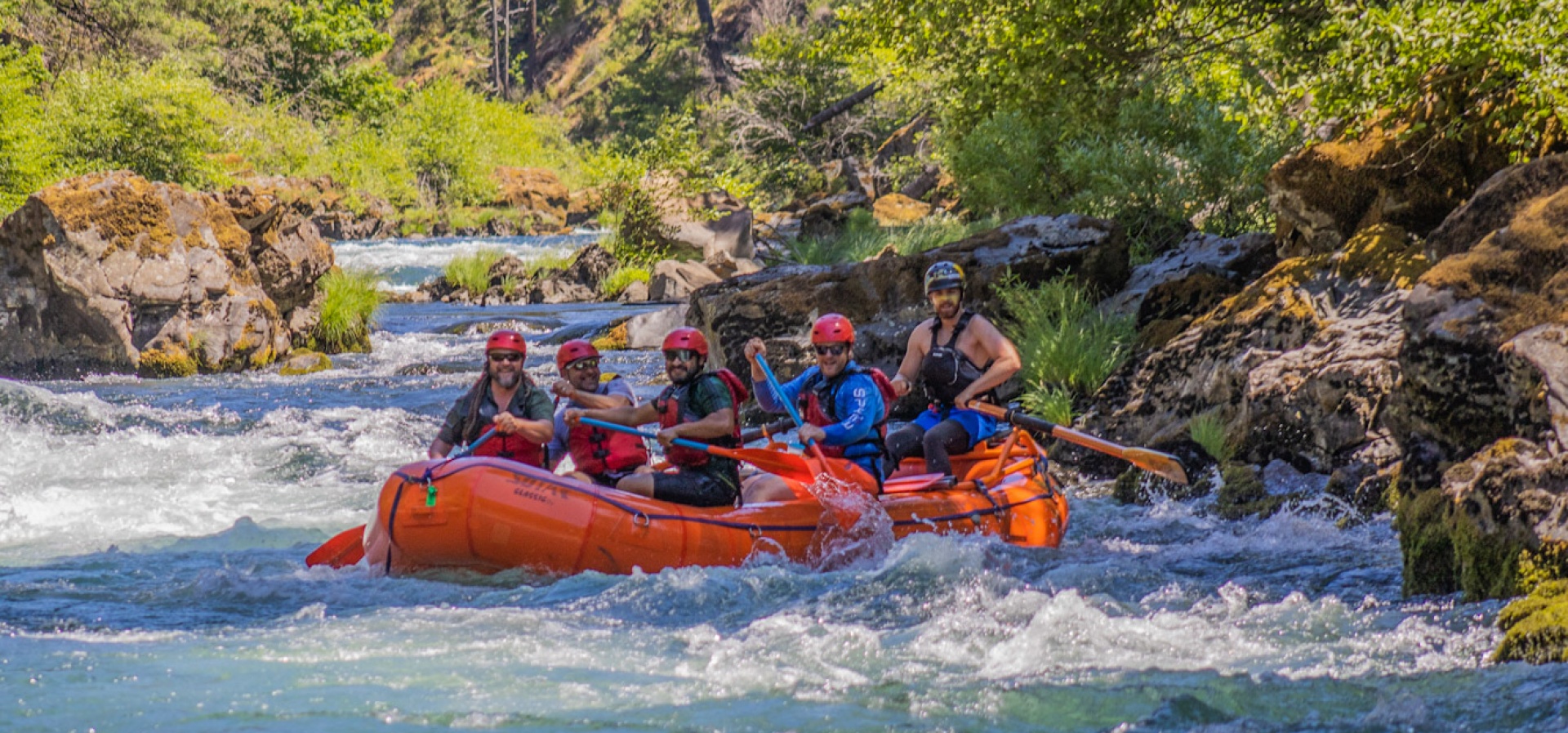 Rafting the north Umpqua river