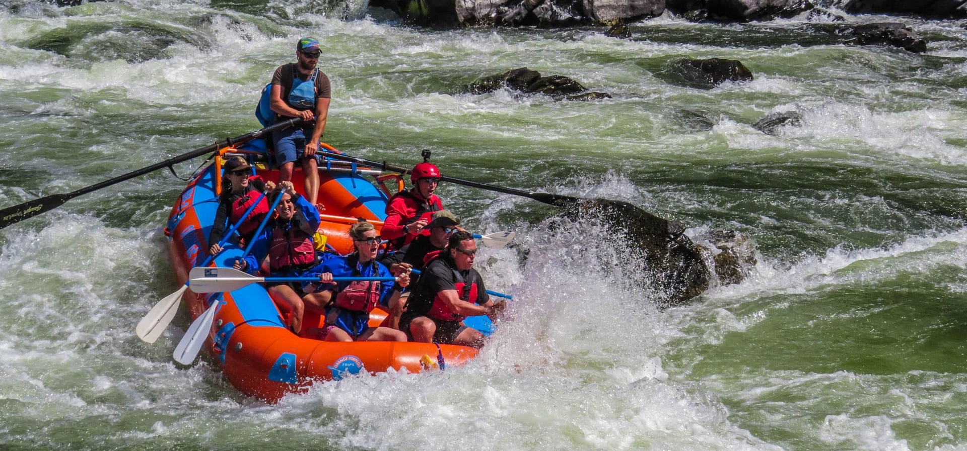 Rogue River Rafters at upper Blackbar Falls