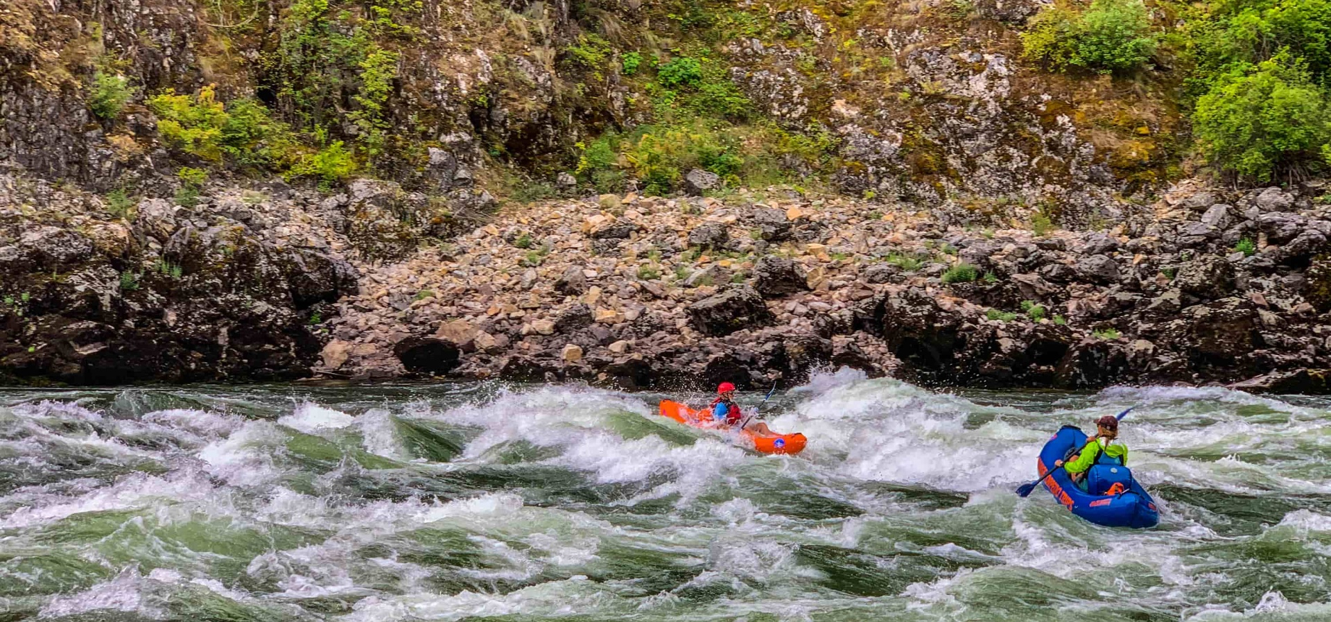 Kayaking rapids on the Salmon River 2-day