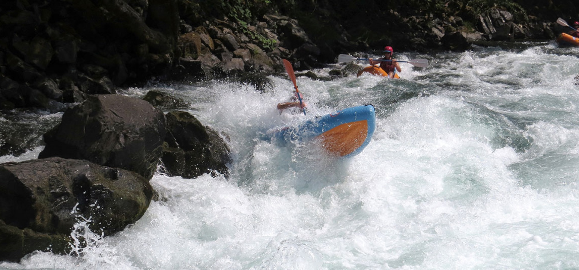 North Umpqua river kayaker