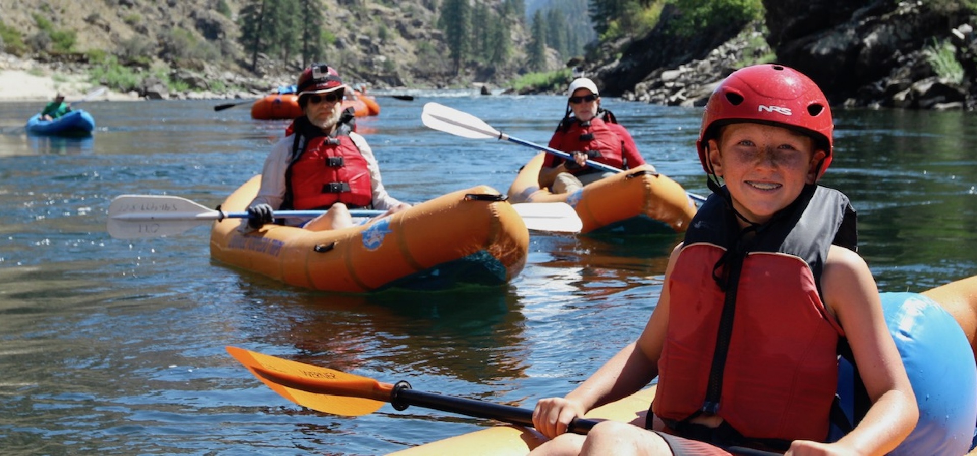 Salmon River inflatable kayaking and rafting - McCall & Riggins