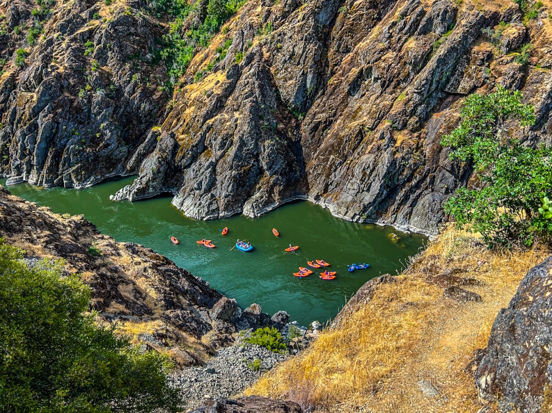 The Rogue River just below Hells Canyon