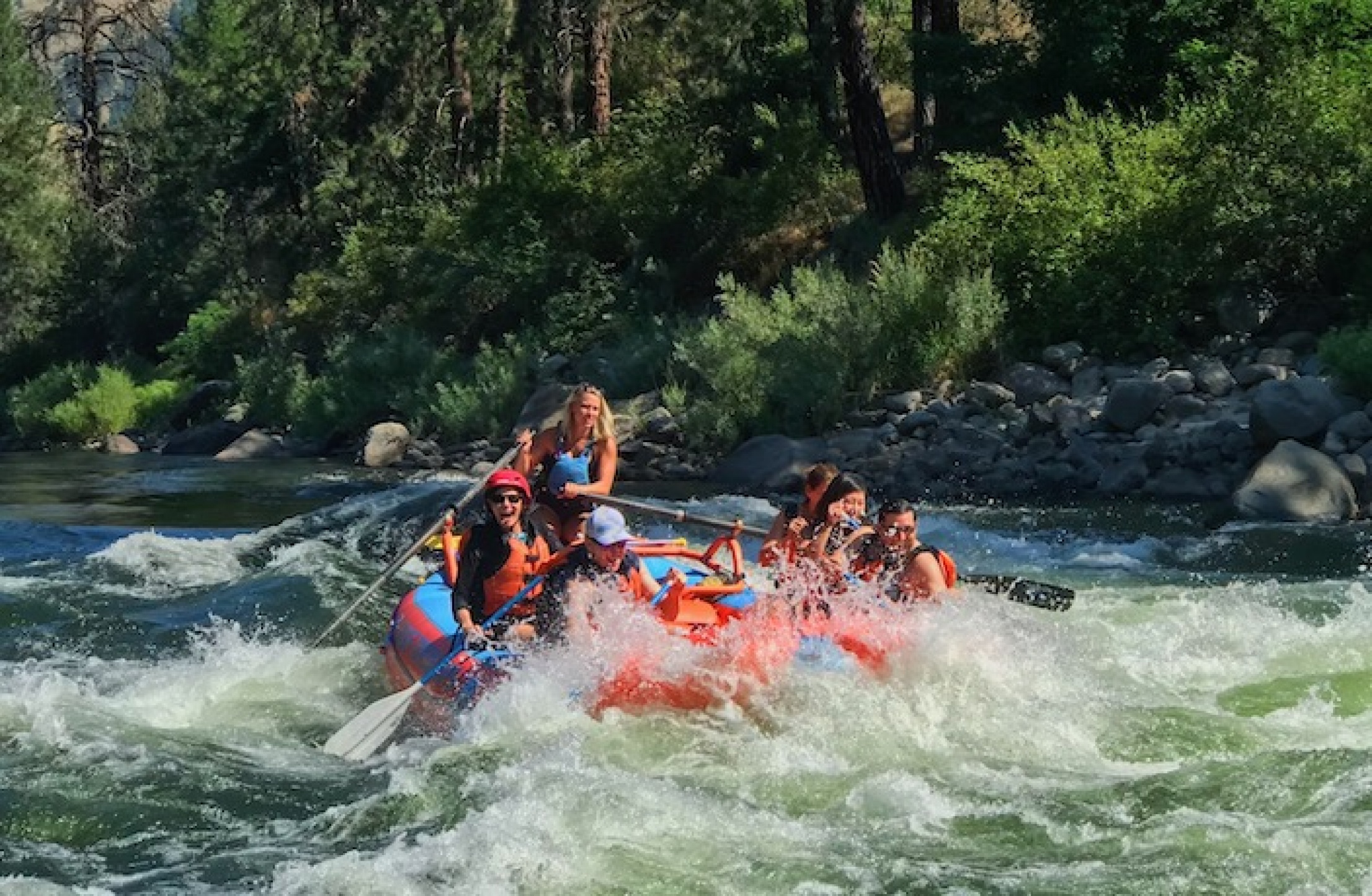 Whitewater Rafting and Kayaking family trips on the Payette River