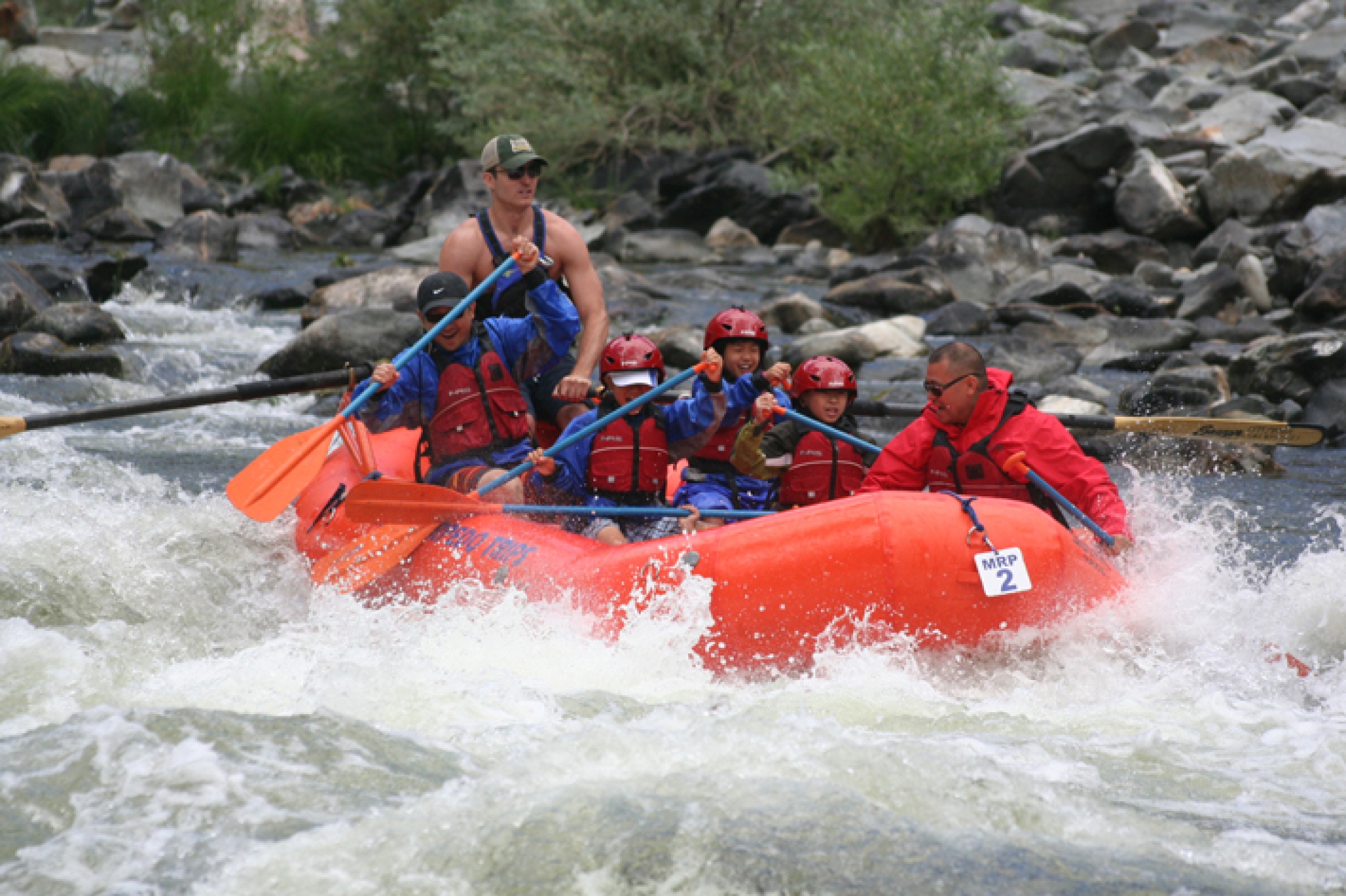 Klamath River Rafting Whitewater Trip Orange Torpedo