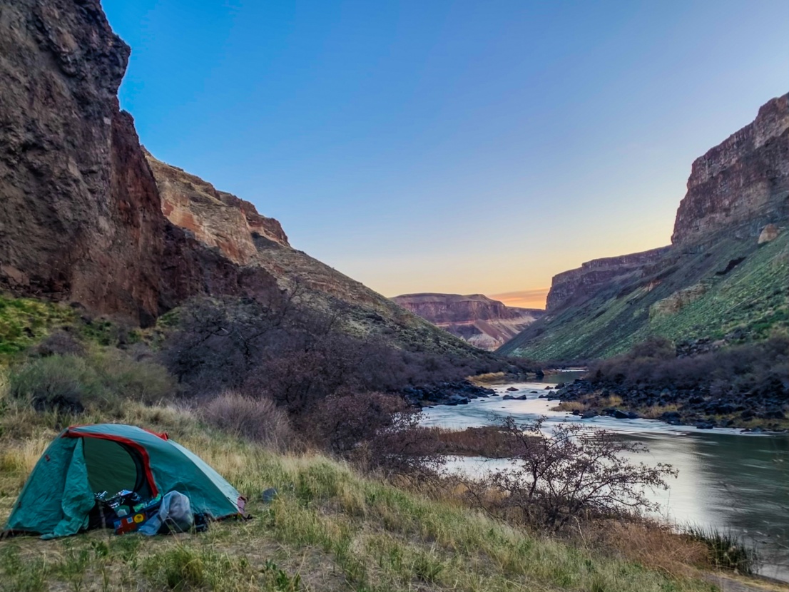 Camping on the Owyhee River